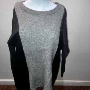 Olivia & Grace Cashmere Sweater Colorblock SZ L